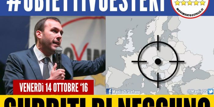 Manlio Di Stefano (M5S): «Quando governeremo, la Nato non potra' trattarci come sudditi. Mai piu'»