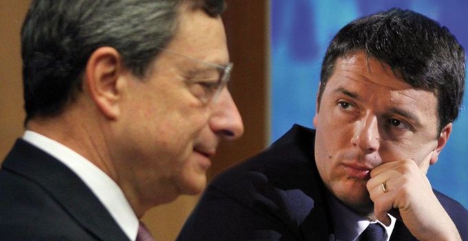 Le mille bolle (balle) blu di Draghi e Renzi 