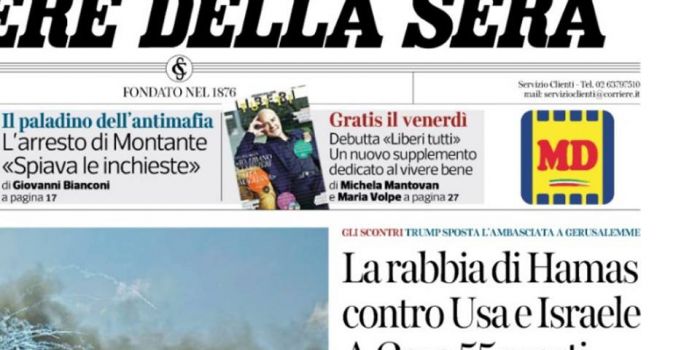 Gaza, il giorno dopo il massacro: la stampa italiana vile e bugiarda