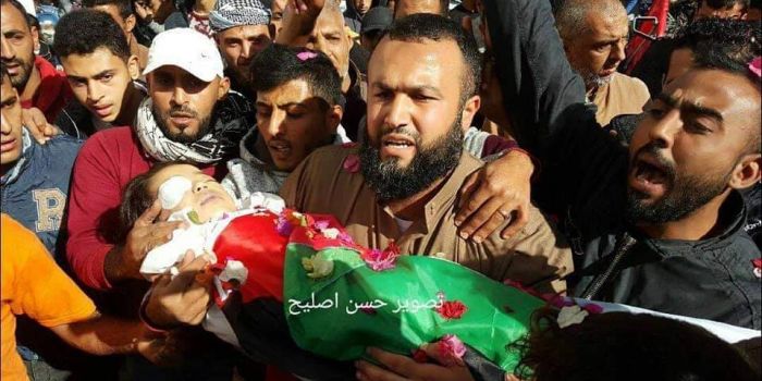 Per Salvini un baluardo di democrazia. Il regime di Israele uccide Ahmed Abu Abed (4 anni)