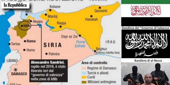 Per Repubblica i terroristi in Siria sono milizani antiregime guidati da un governo di salvezza