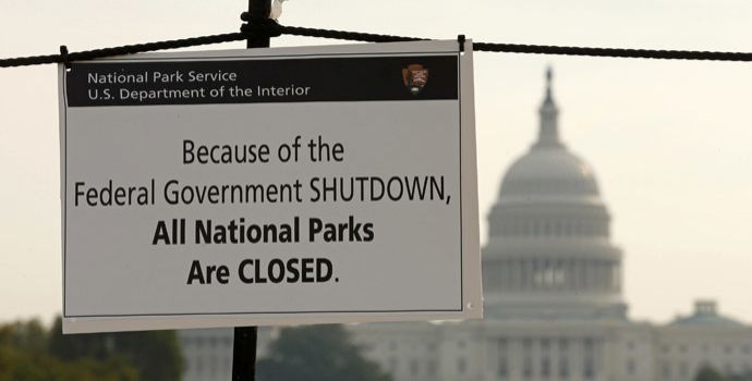 Risultati immagini per shutdown usa