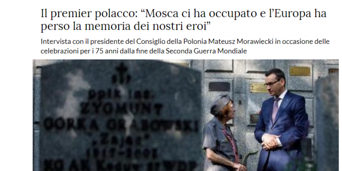 Falsificatori della storia. La Stampa fa da megafono alla memoria a senso unico della “iena d'Europa”