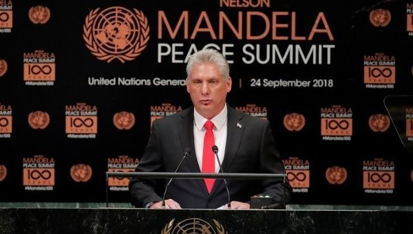 Il presidente cubano al Mandela Peace Summit: la filosofia del dominio minaccia la pace nel mondo Il presidente cubano al Mandela Peace Summit: la filosofia del dominio minaccia la pace nel mondo